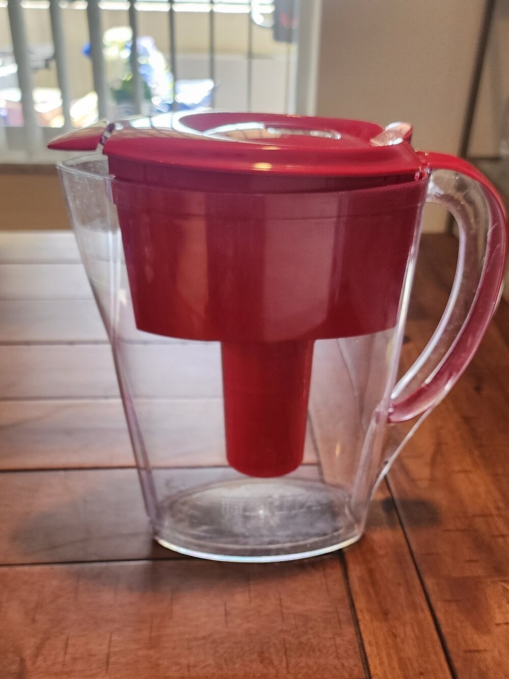 Brita 6-Cup Metro Water Pitcher Dispenser with Standard Water Filter - Red